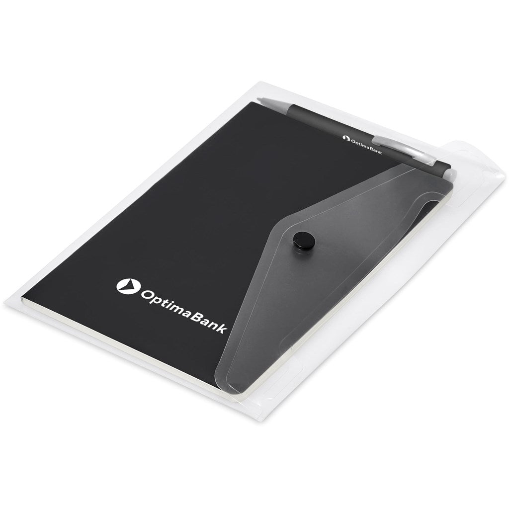Altitude Perry Notebook & Pen Set in Black — Print Fast Express