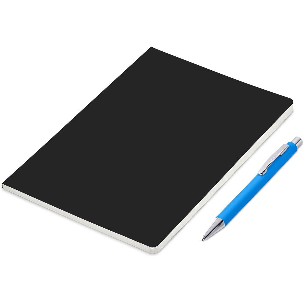 Altitude Perry Notebook & Pen Set in Cyan - Print Fast Express