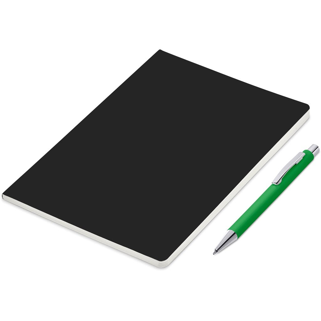 Altitude Perry Notebook & Pen Set in Green - Print Fast Express