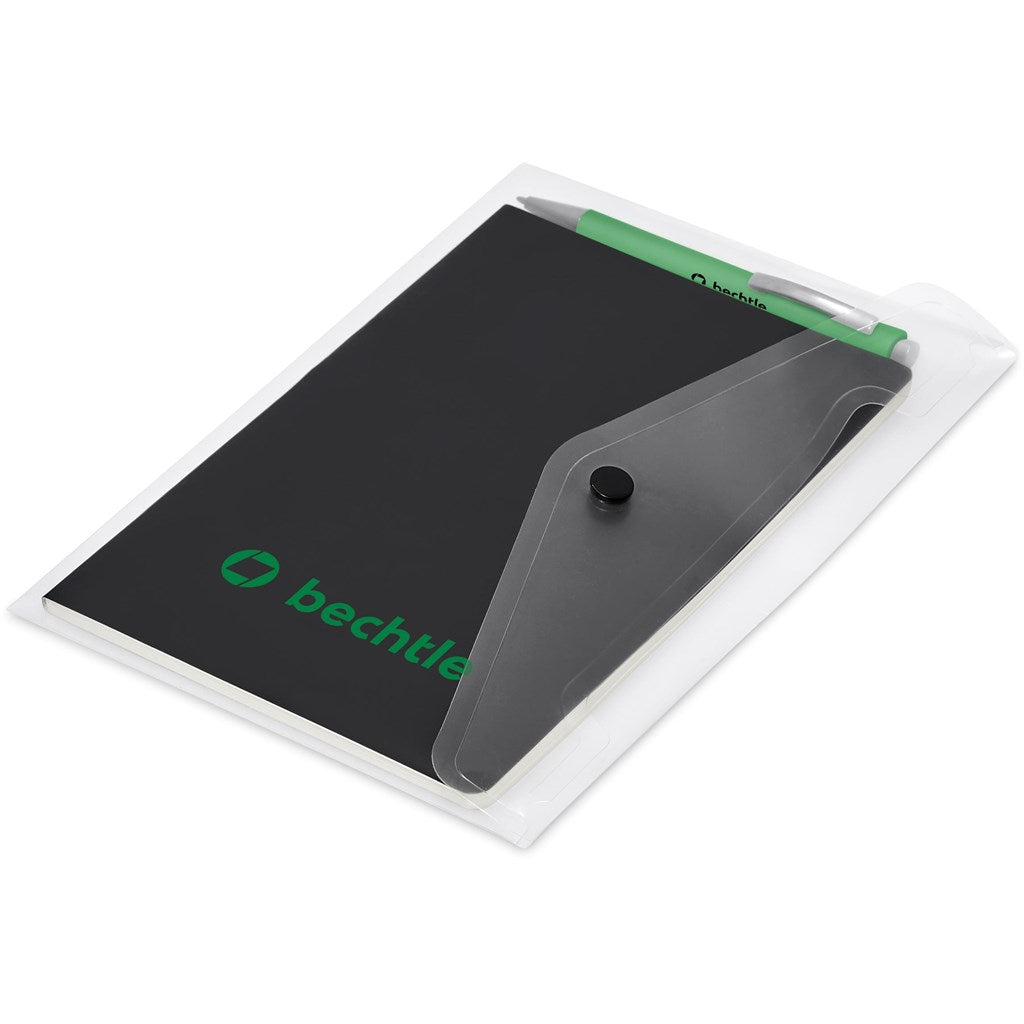 Altitude Perry Notebook & Pen Set in Green — Print Fast Express