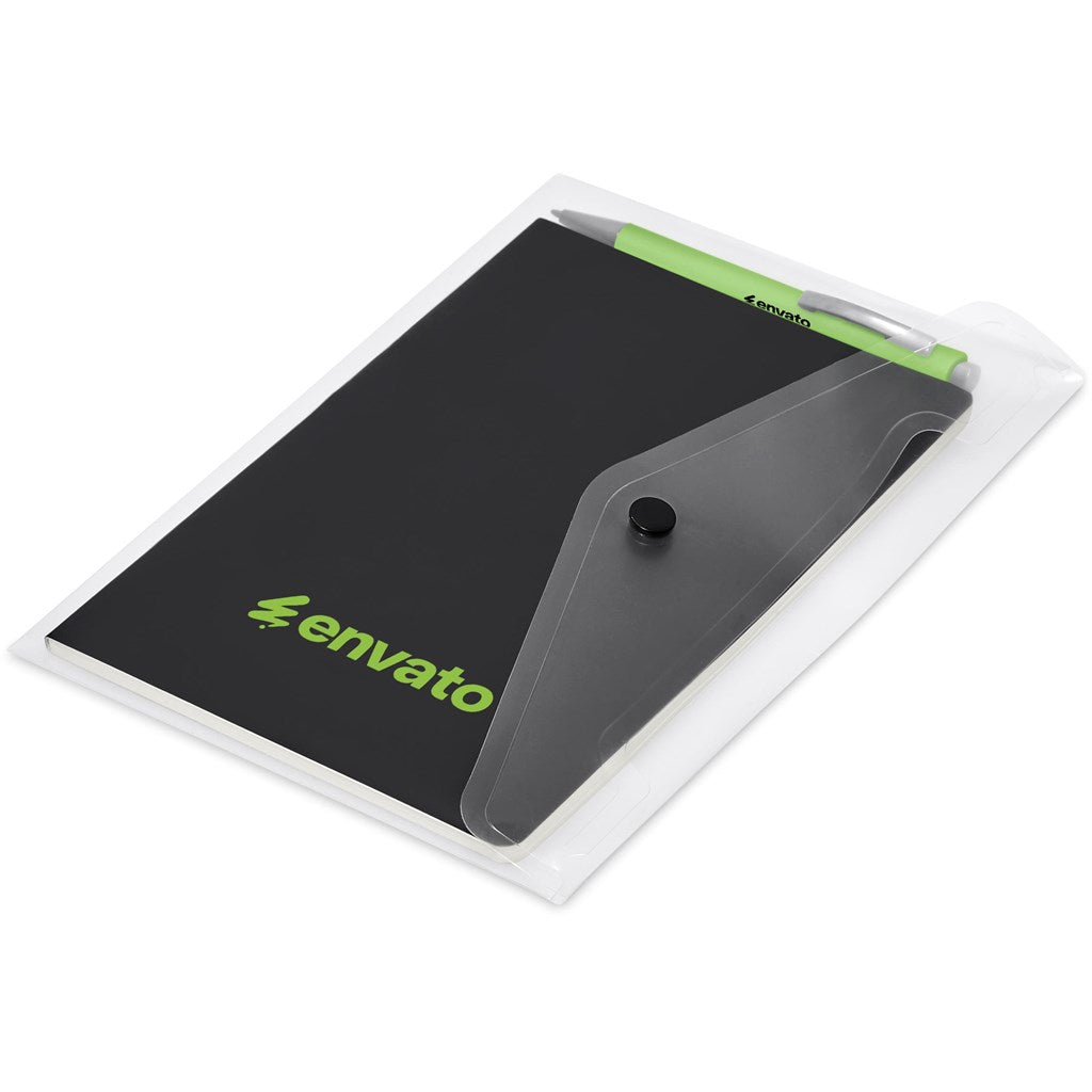 Altitude Perry Notebook & Pen Set in Lime — Print Fast Express