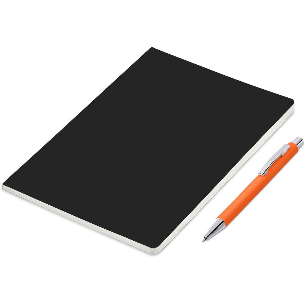 Altitude Perry Notebook & Pen Set in Orange - Print Fast Express