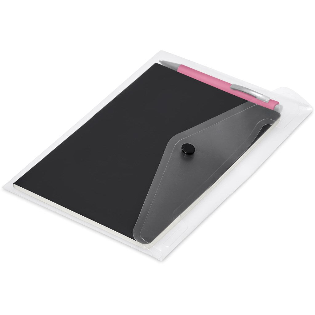 Altitude Perry Notebook & Pen Set in Pink - Print Fast Express