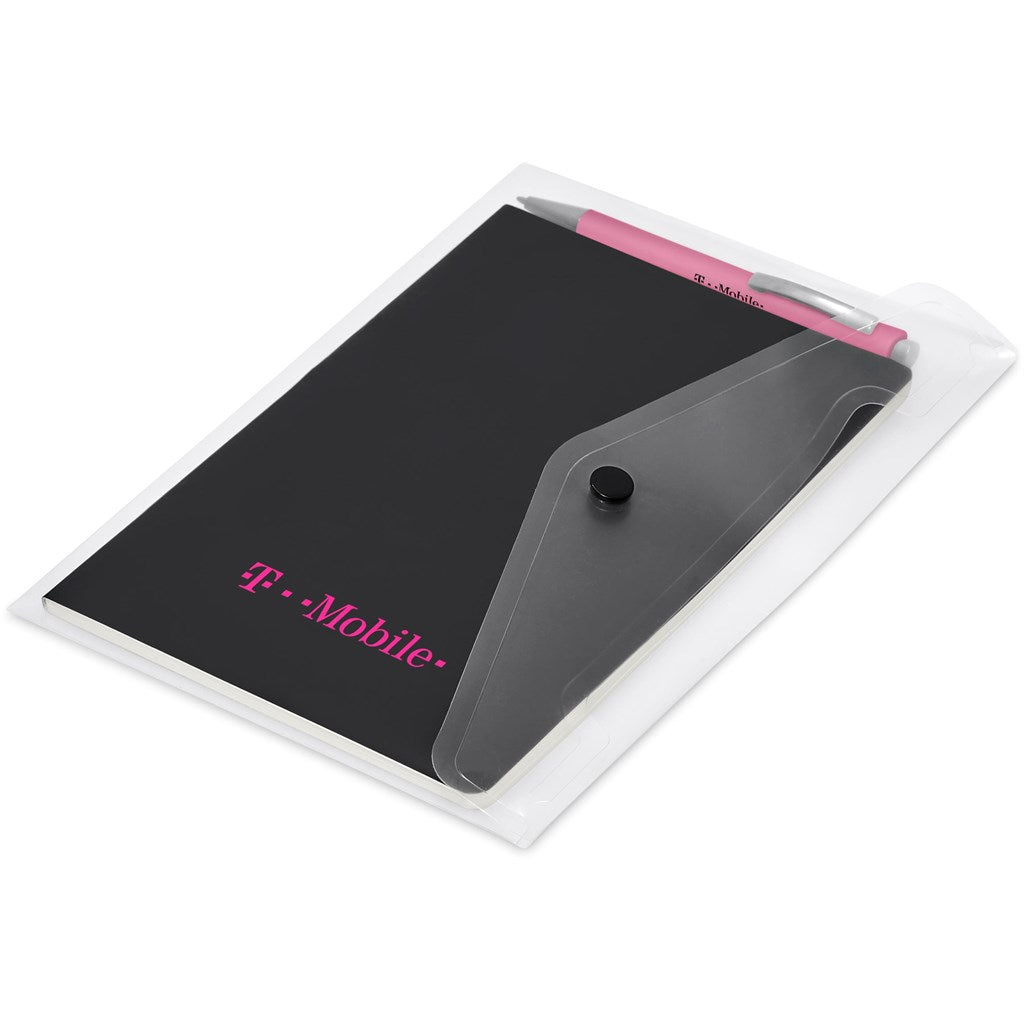 Altitude Perry Notebook & Pen Set in Pink — Print Fast Express