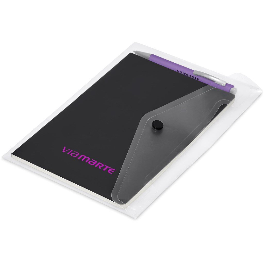 Altitude Perry Notebook & Pen Set in Purple — Print Fast Express
