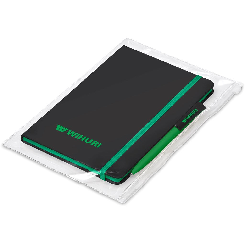 Altitude Johnson Notebook & Pen Set in Green — Print Fast Express