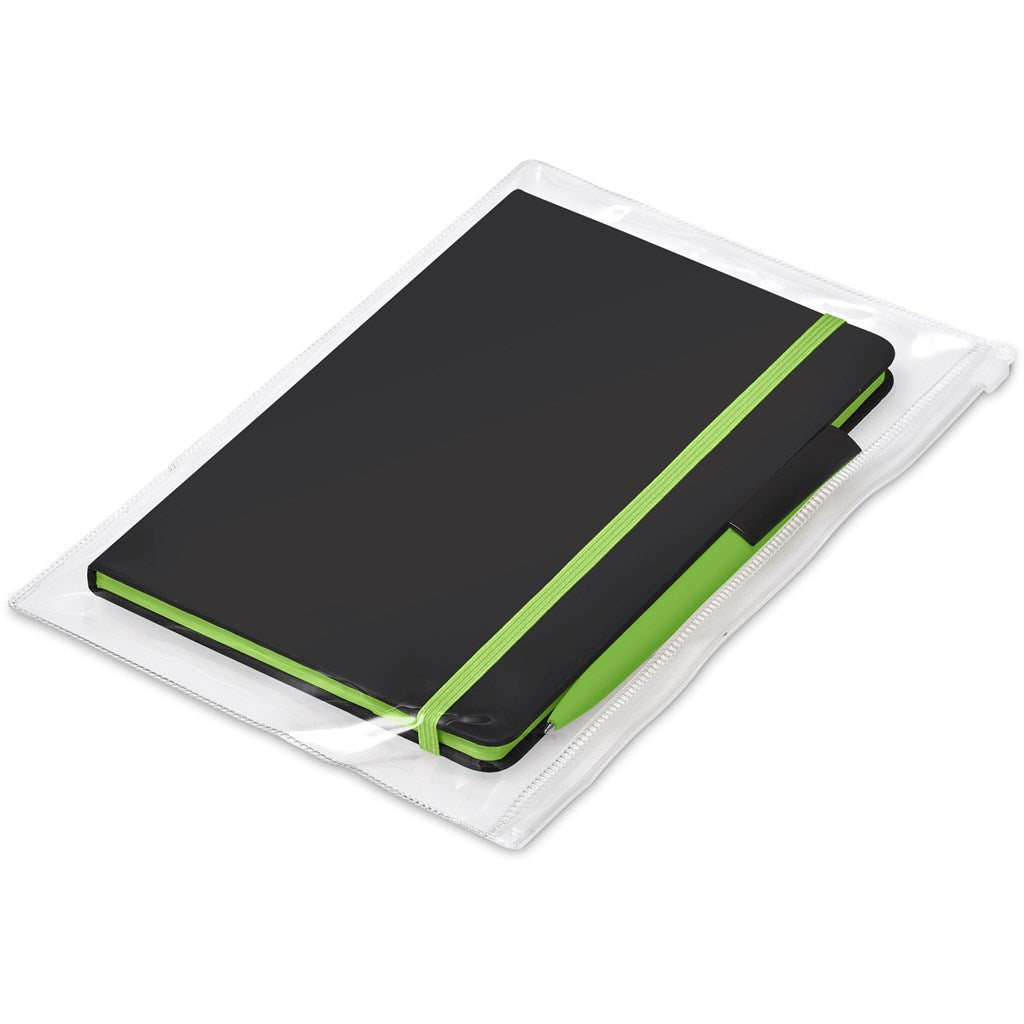 Altitude Johnson Notebook & Pen Set in Lime - Print Fast Express