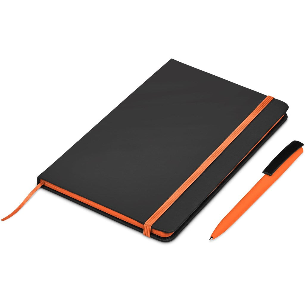 Altitude Johnson Notebook & Pen Set in Orange - Print Fast Express