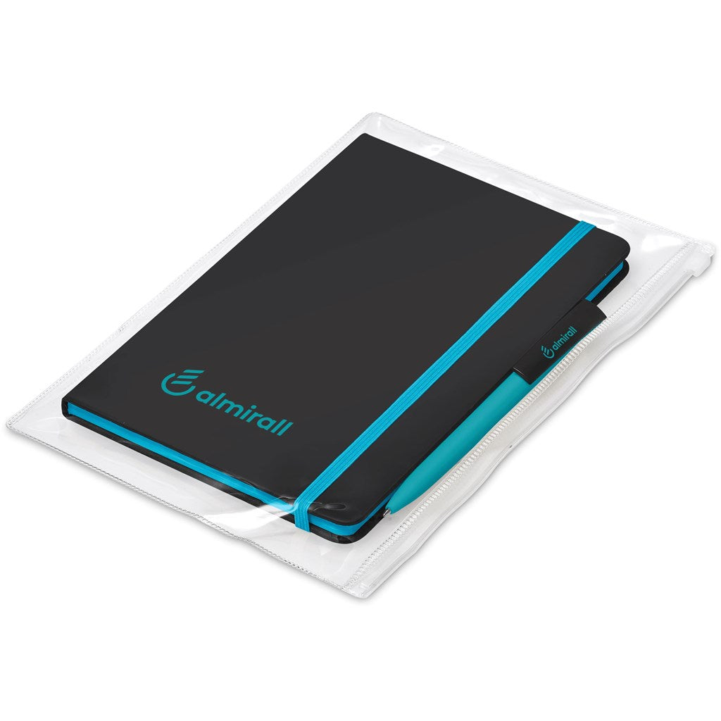 Altitude Johnson Notebook & Pen Set in Turquoise — Print Fast Express