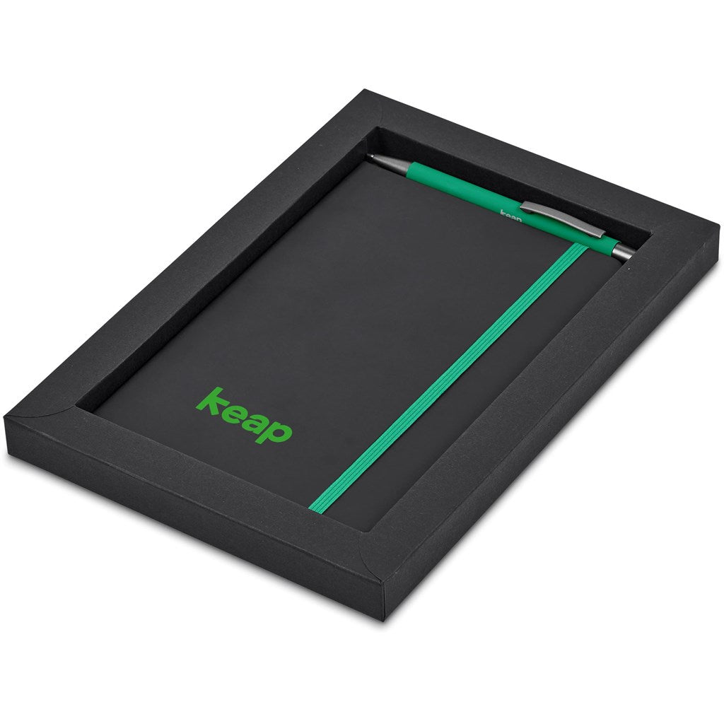 Altitude Miller Notebook & Pen Set in Green — Print Fast Express