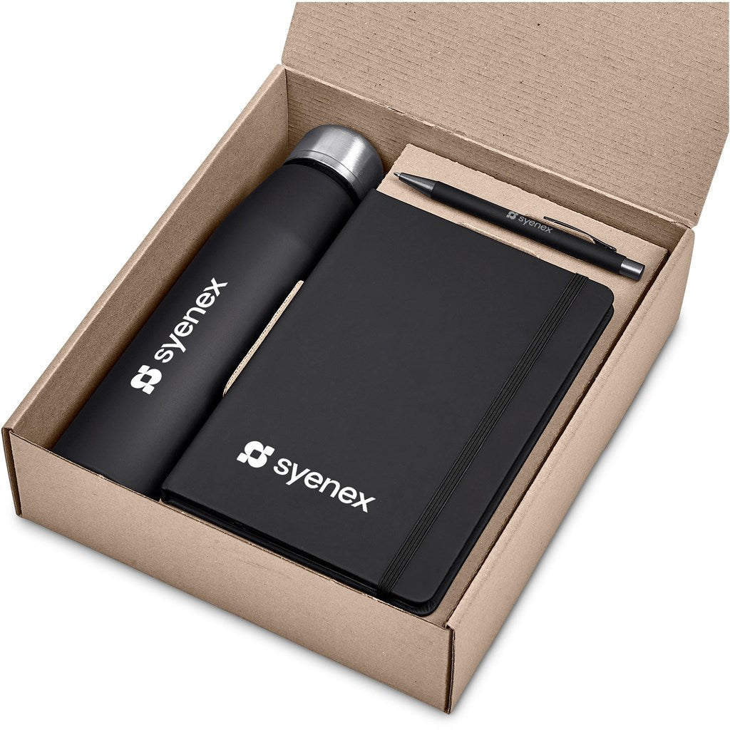 Altitude Wallace Kraft Gift Set in Black — Print Fast Express