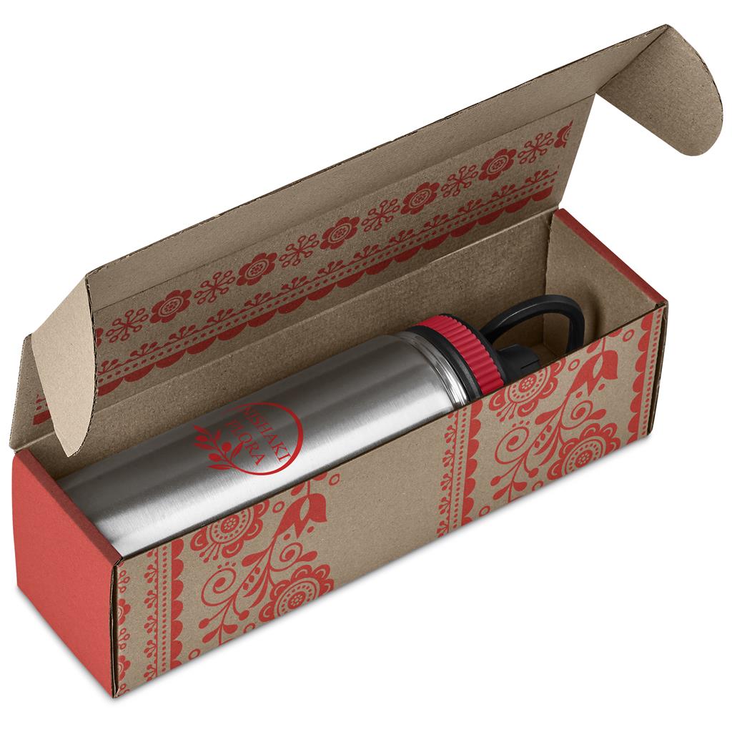 Altitude Cardozo Bottle in Bianca Custom Gift Box in Red — Print Fast Express