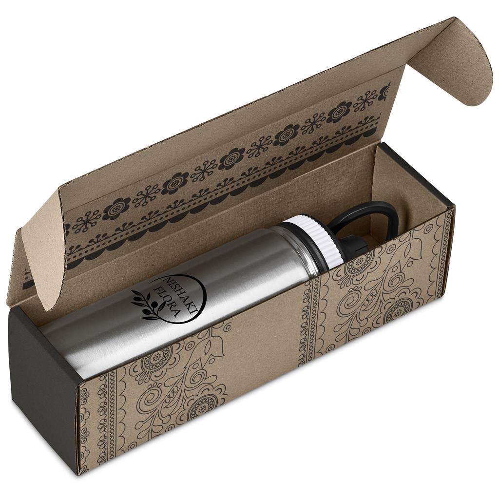 Altitude Cardozo Bottle in Bianca Custom Gift Box in Solid White — Print Fast Express