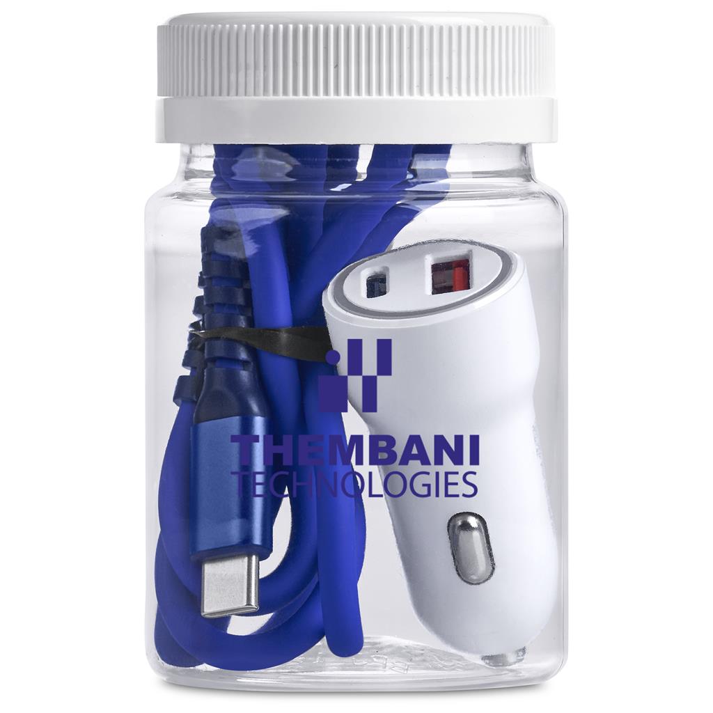 Altitude Carto Gift Jar in Blue — Print Fast Express