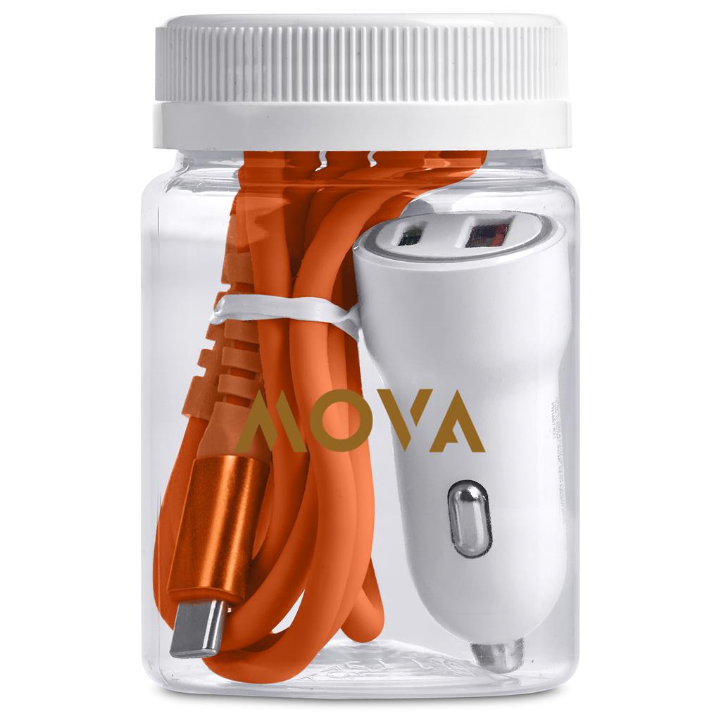 Altitude Carto Gift Jar in Orange — Print Fast Express