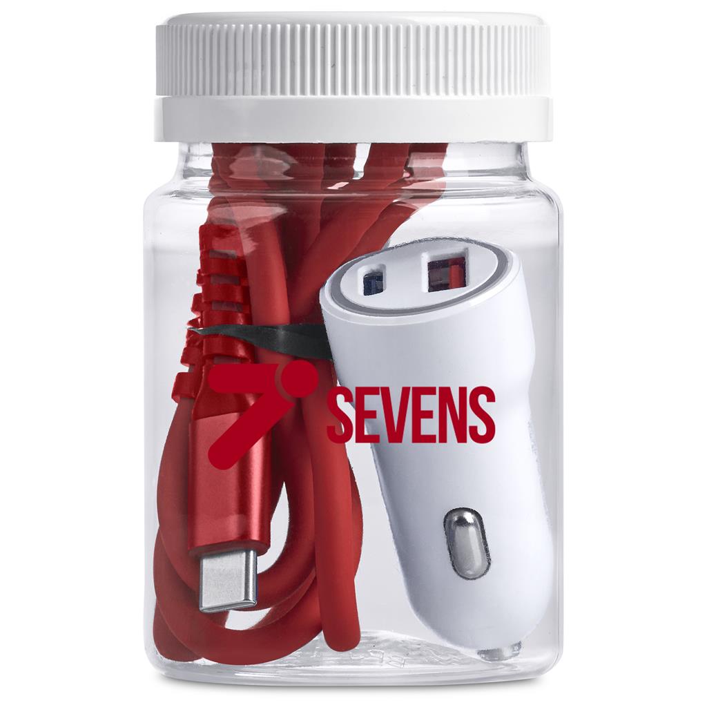 Altitude Carto Gift Jar in Red — Print Fast Express