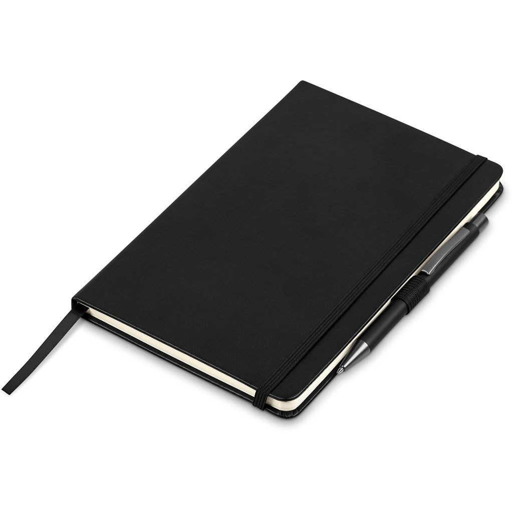 Carson Notebook & Pen Set in Black - Print Fast Express