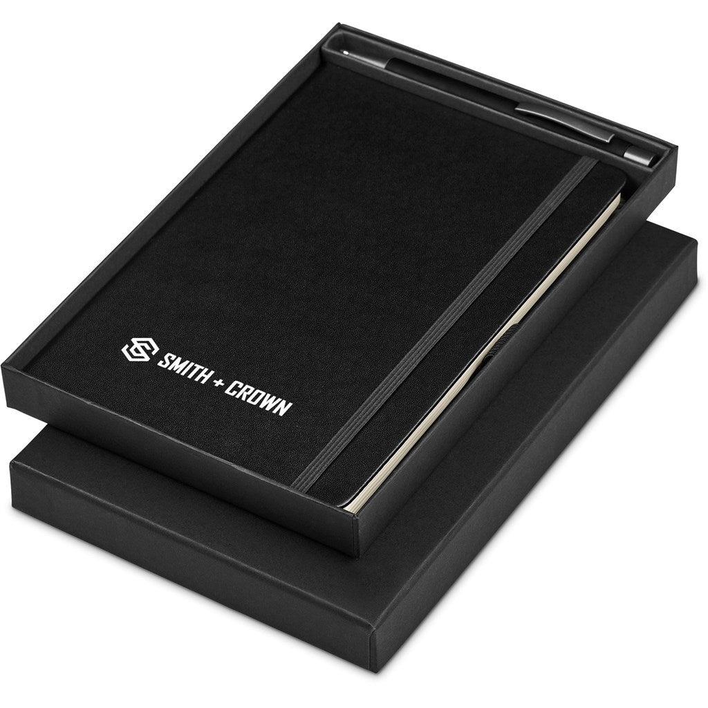 Carson Notebook & Pen Set in Black — Print Fast Express