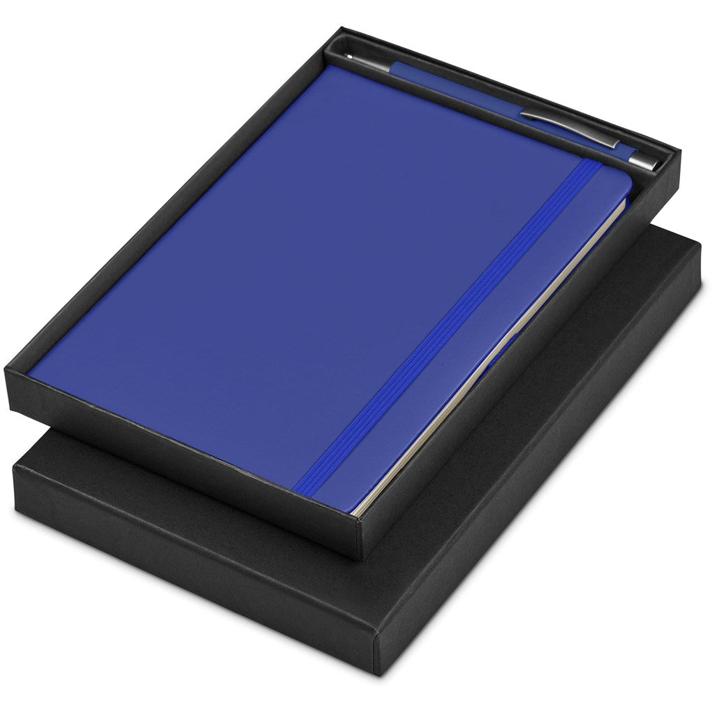 Carson Notebook & Pen Set in Blue - Print Fast Express