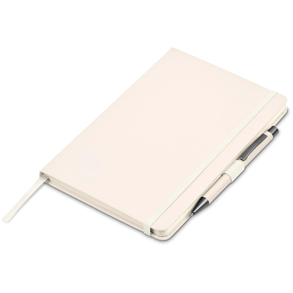 Carson Notebook & Pen Set in Cream - Print Fast Express