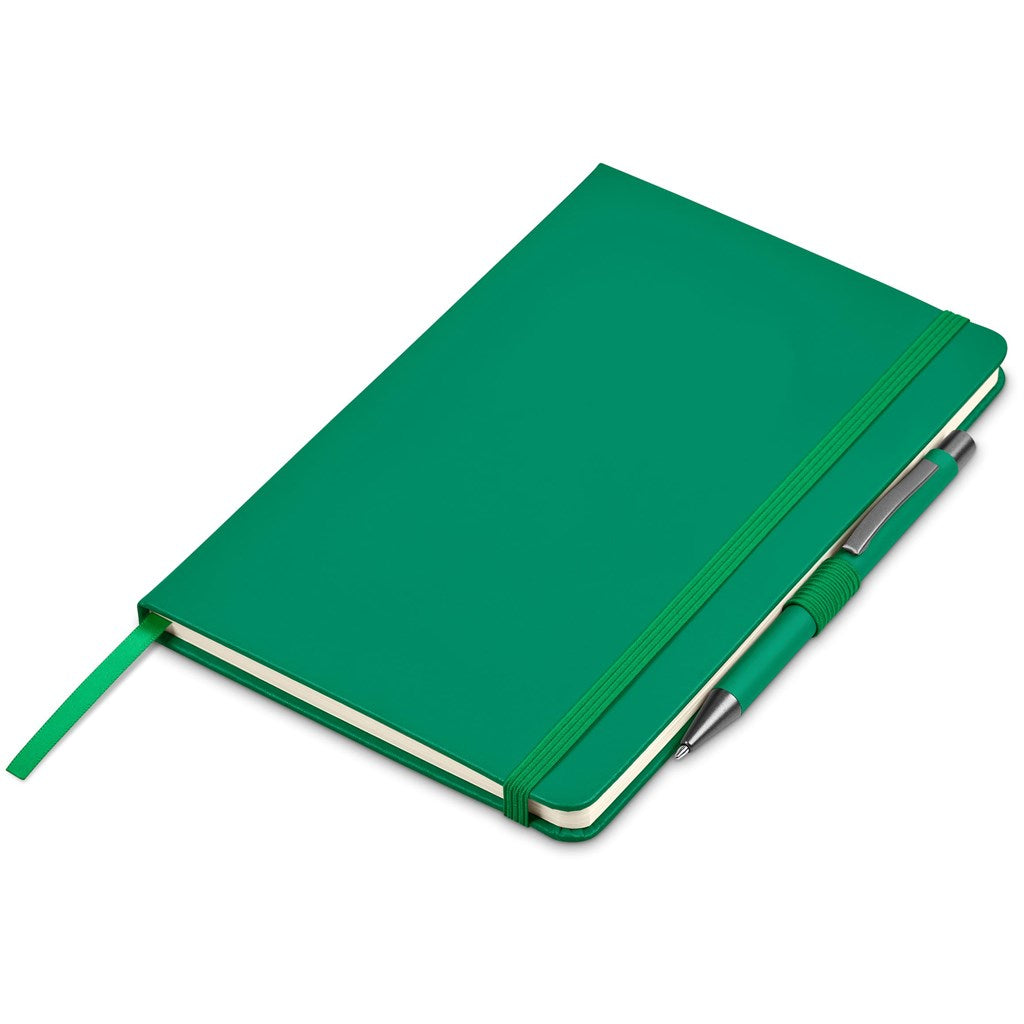 Carson Notebook & Pen Set in Green - Print Fast Express
