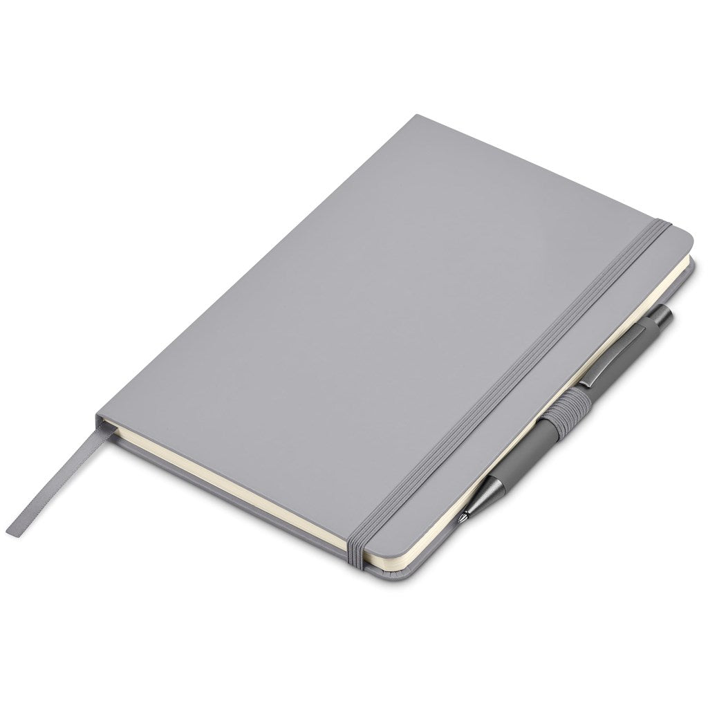 Carson Notebook & Pen Set in Grey - Print Fast Express