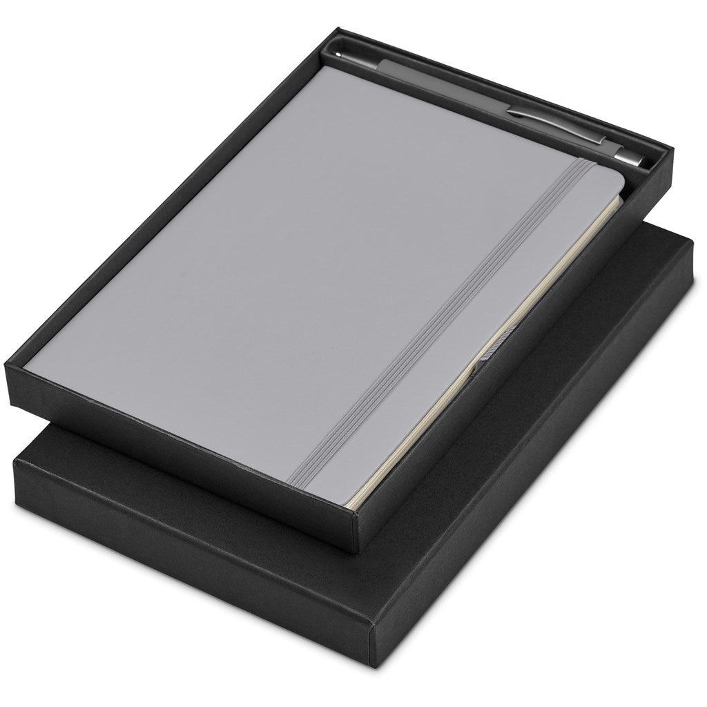 Carson Notebook & Pen Set in Grey — Print Fast Express