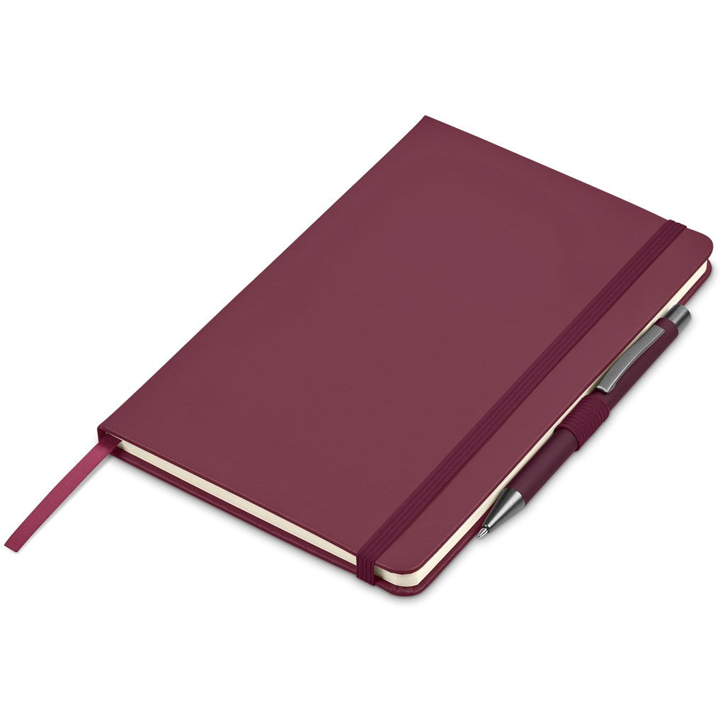Carson Notebook & Pen Set in Maroon - Print Fast Express