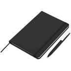 Query Notebook & Pen Set in Black - Print Fast Express