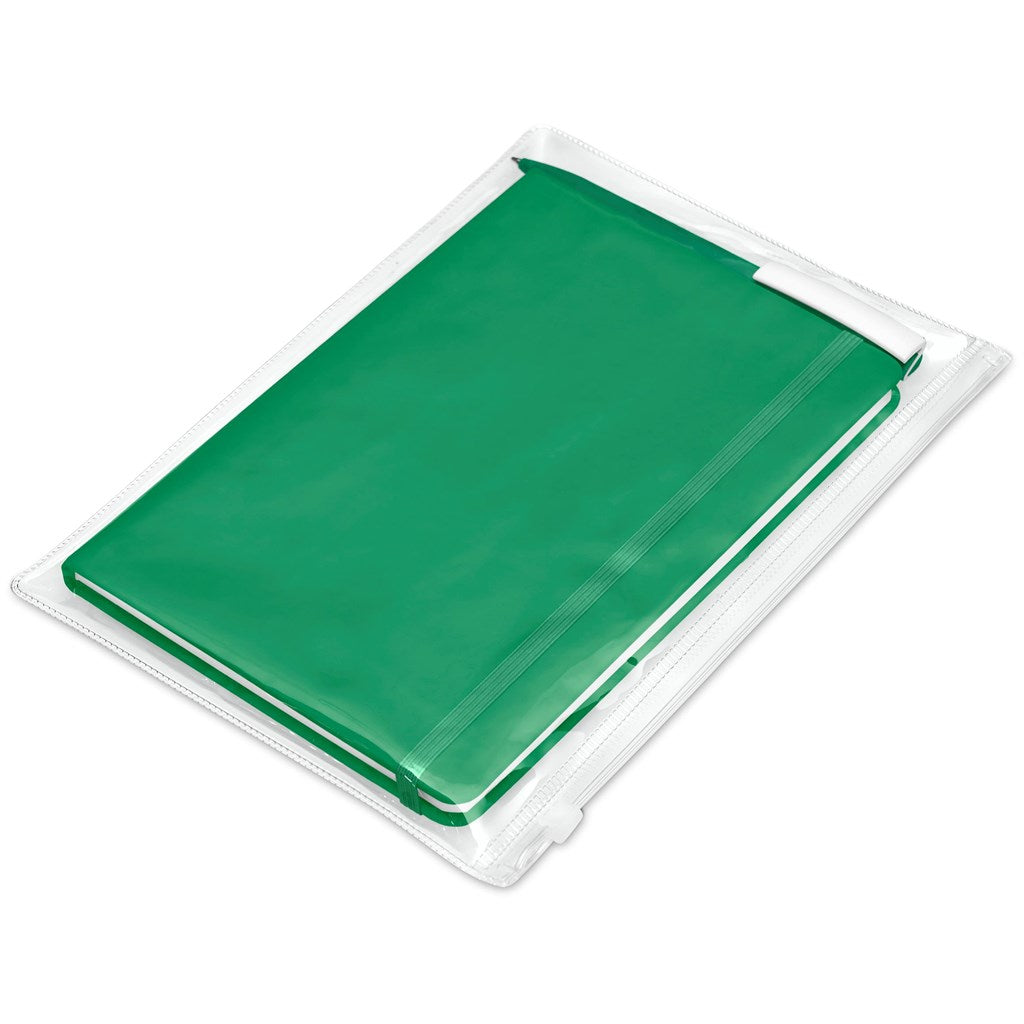 Query Notebook & Pen Set in Green - Print Fast Express