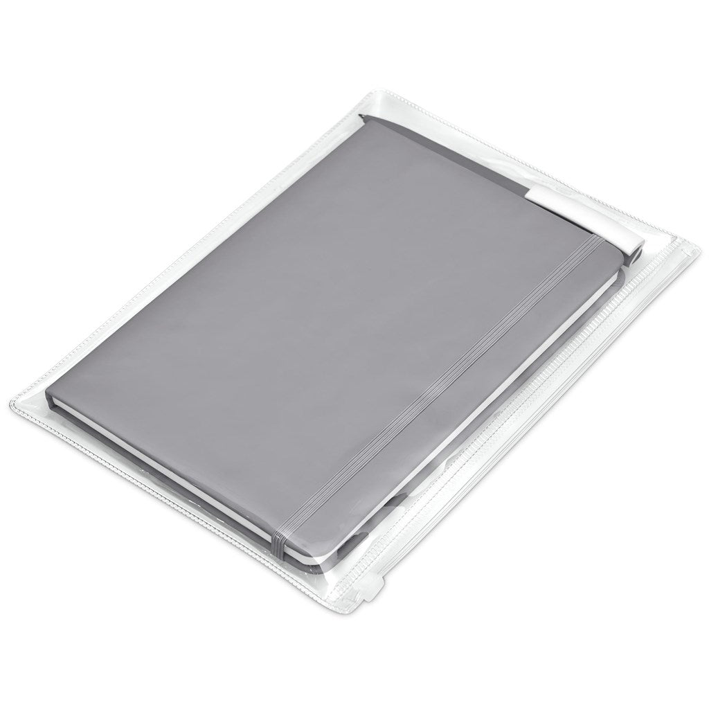 Query Notebook & Pen Set in Grey - Print Fast Express