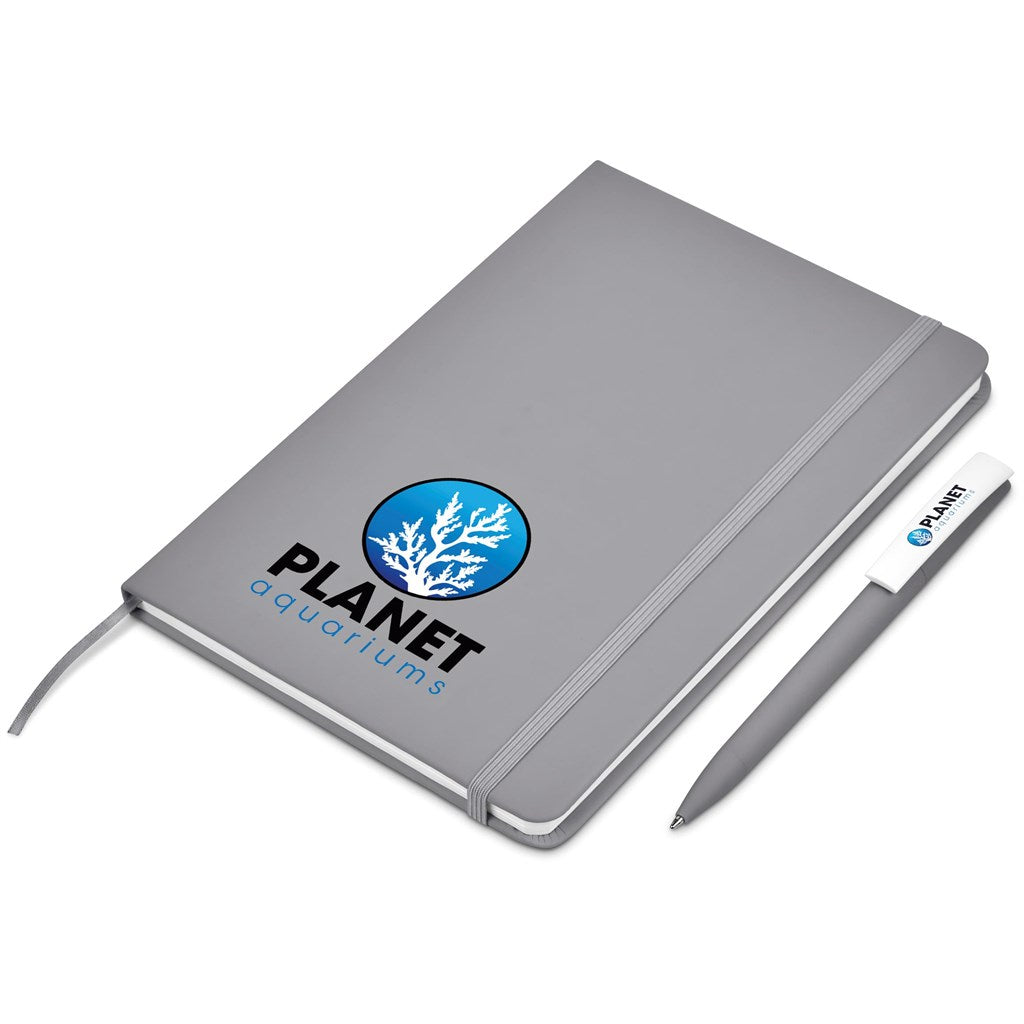 Query Notebook & Pen Set in Grey — Print Fast Express