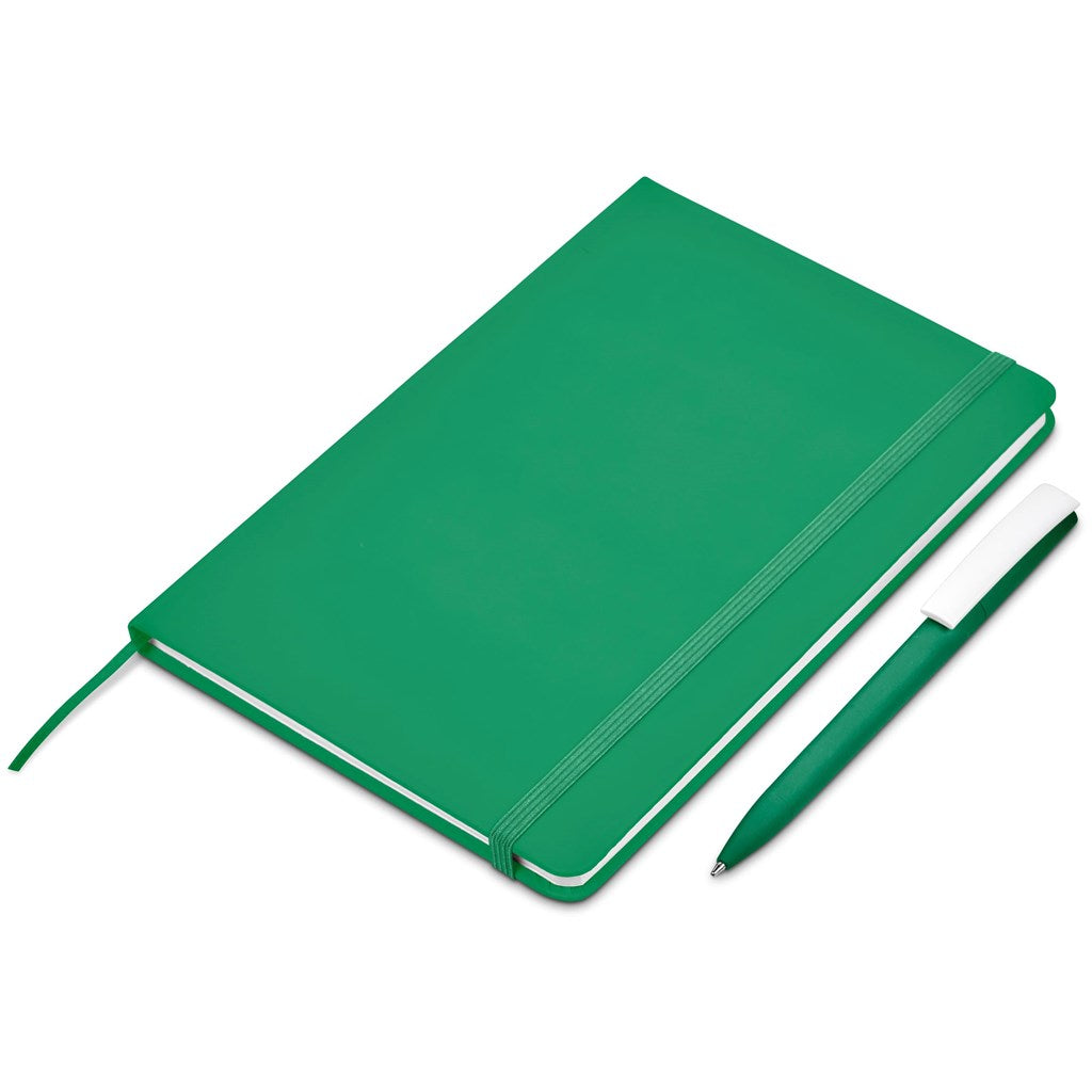 Query Notebook & Pen Set in Green — Print Fast Express