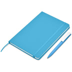 Query Notebook & Pen Set in Light Blue — Print Fast Express