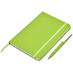 Query Notebook & Pen Set in Lime — Print Fast Express