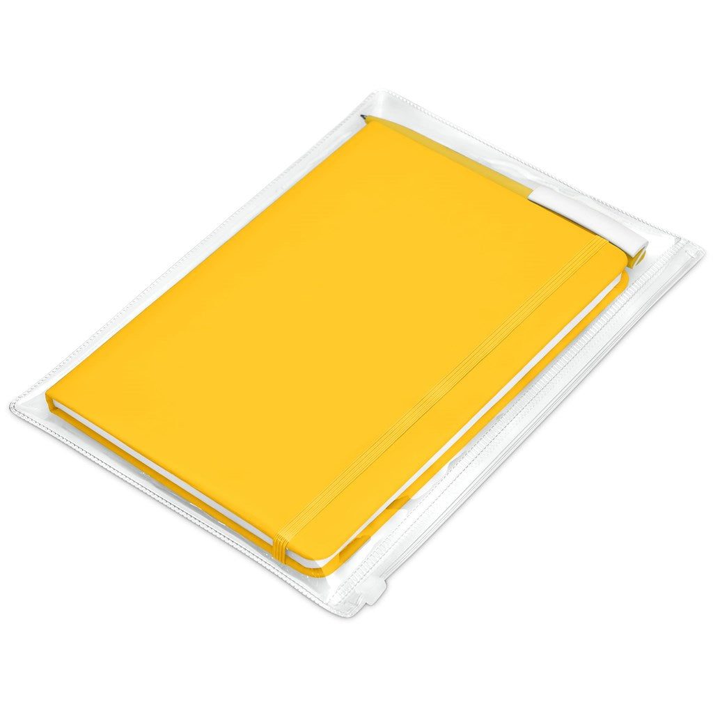 Query Notebook & Pen Set in Yellow - Print Fast Express
