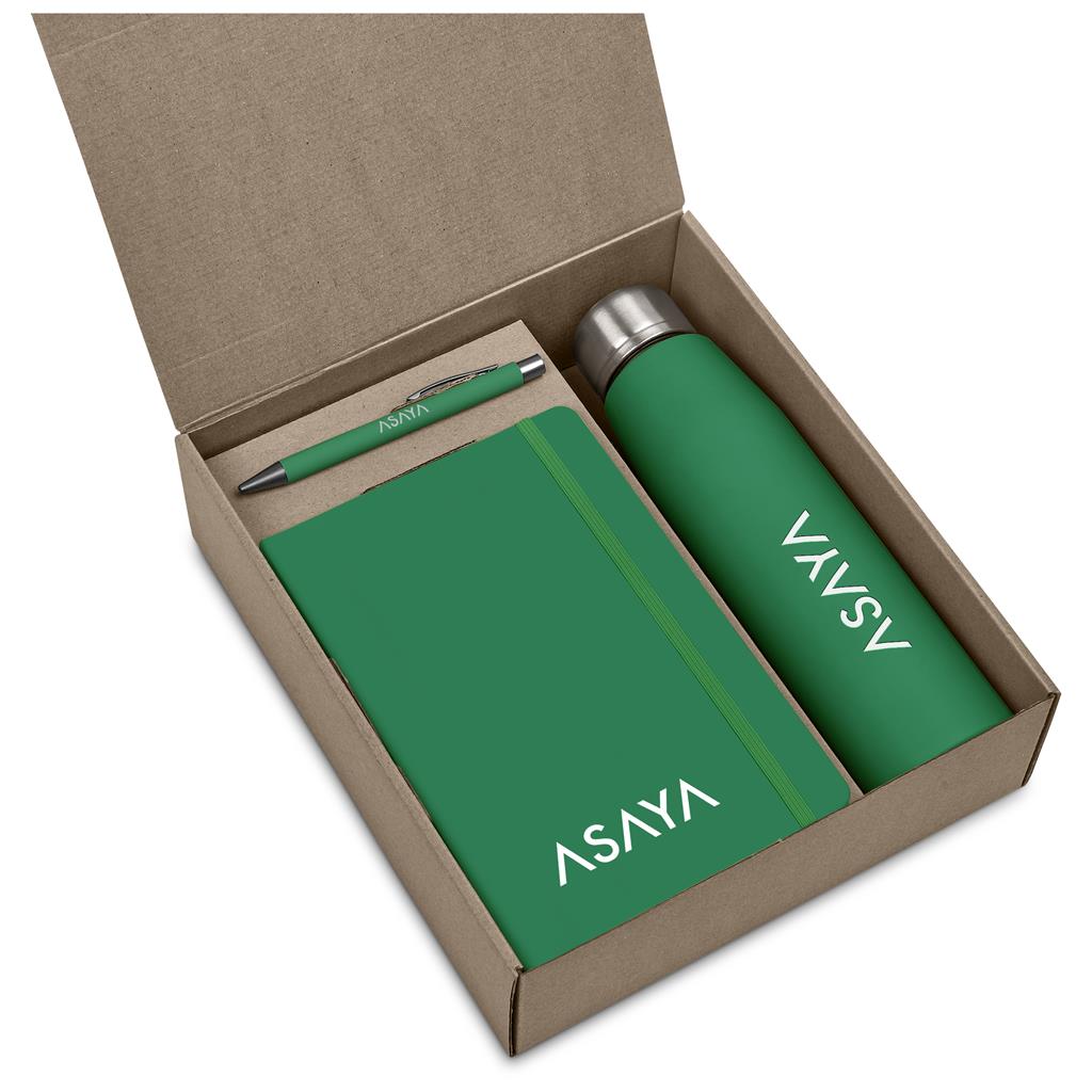 Gibson Kraft Gift Set in Green — Print Fast Express
