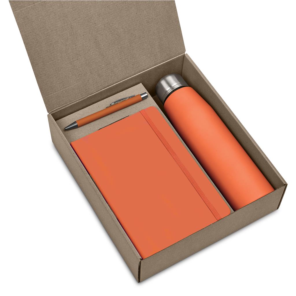 Gibson Kraft Gift Set in Orange - Print Fast Express