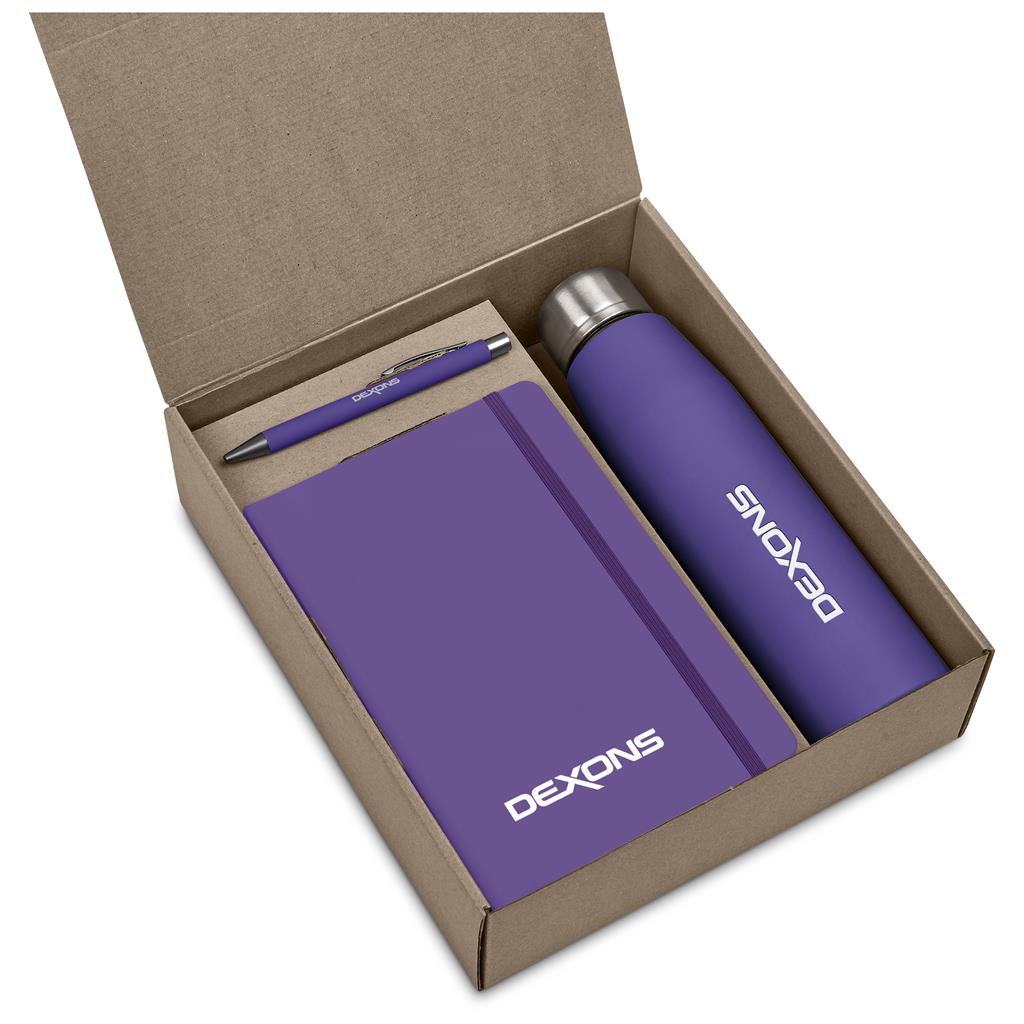 Gibson Kraft Gift Set in Purple — Print Fast Express