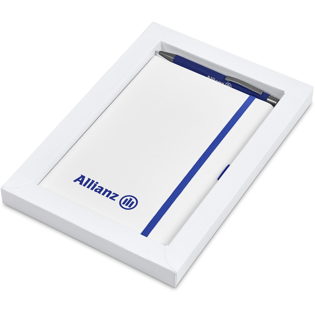 Duncan Notebook & Pen Set in Blue — Print Fast Express