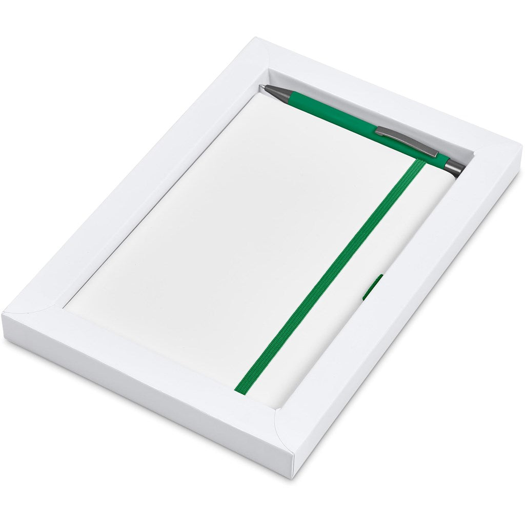 Duncan Notebook & Pen Set in Green - Print Fast Express