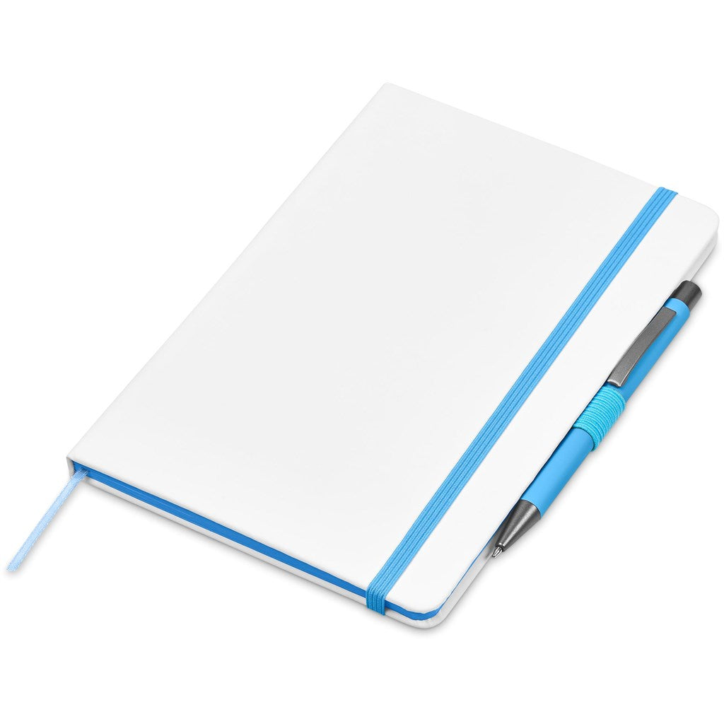 Duncan Notebook & Pen Set in Light Blue - Print Fast Express