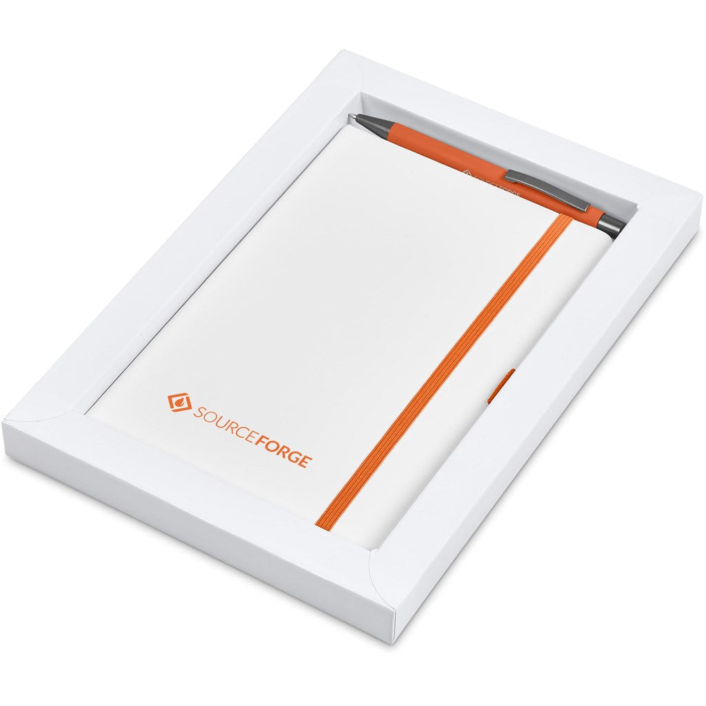 Duncan Notebook & Pen Set in Orange — Print Fast Express