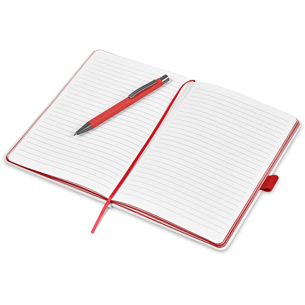 Duncan Notebook & Pen Set in Red - Print Fast Express