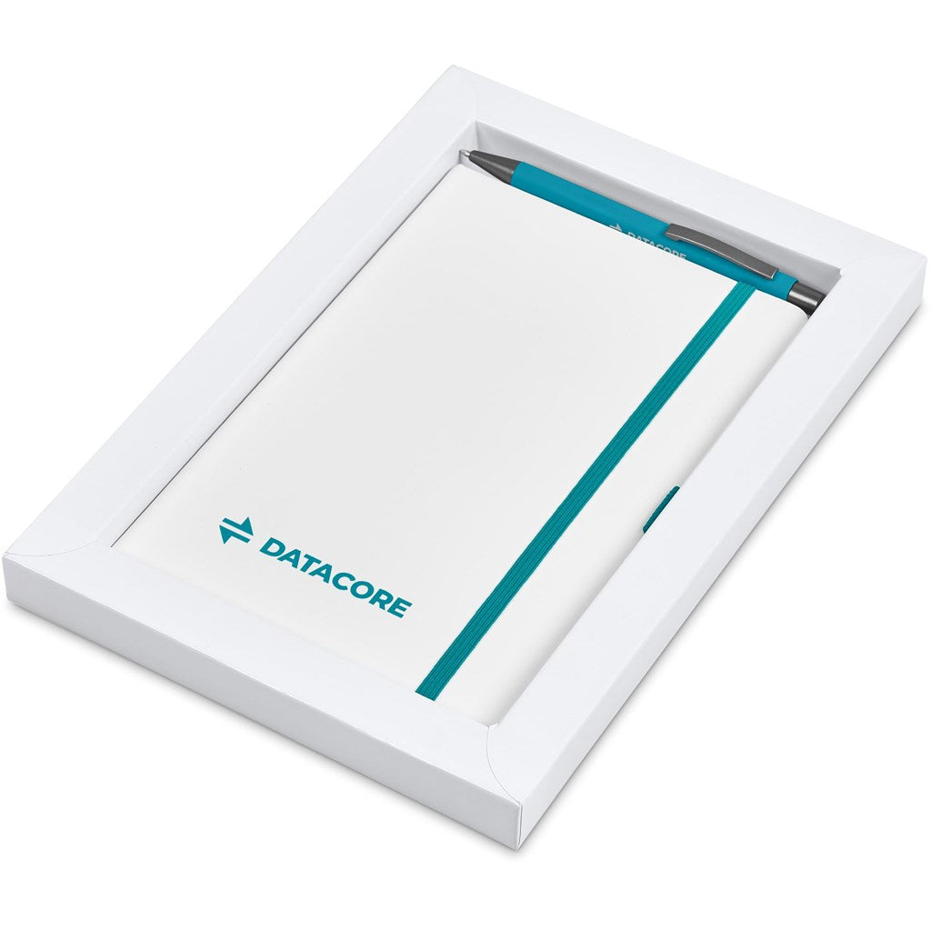 Duncan Notebook & Pen Set in Turquoise — Print Fast Express