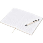 Hibiscus Notebook & Pen Set in Cream - Print Fast Express
