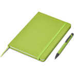 Hibiscus Notebook & Pen Set in Lime - Print Fast Express