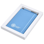 Hibiscus Notebook & Pen Set in Light Blue — Print Fast Express