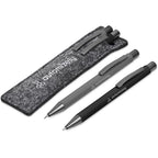 Omaha Ball Pen & Pencil Set in Black — Print Fast Express