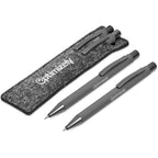 Omaha Ball Pen & Pencil Set in Grey — Print Fast Express